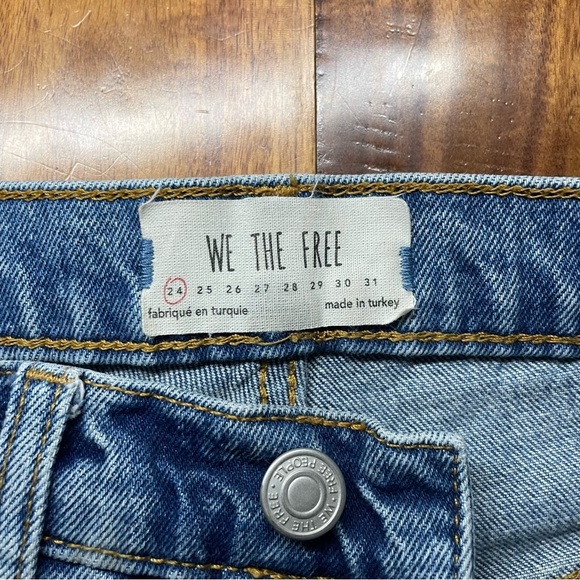 We The Free Light Blue Denim Jean Shorts - Picture 5 of 6